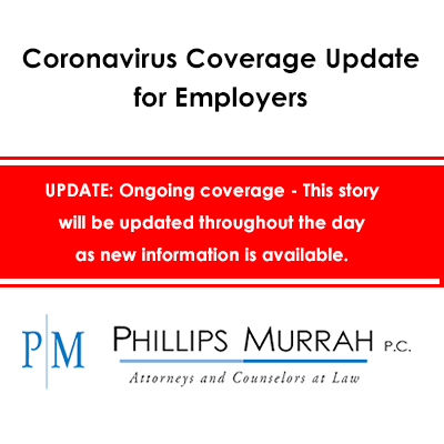 Coronavirus coverage update graphic feat image