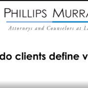 How do legal clients define value