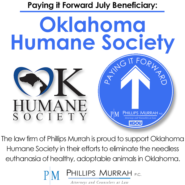 PIF July Humane Society graphic