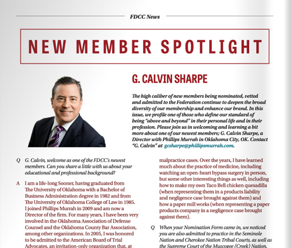 GCS FDCC magazine graphic