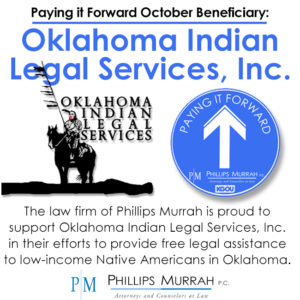 Paying it Forward Oklahoma Indian Legal Services