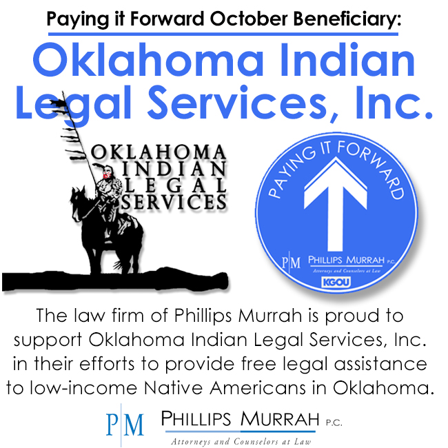 Paying it Forward Oklahoma Indian Legal Services