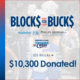 thunder blocks for bucks $10,300 donation