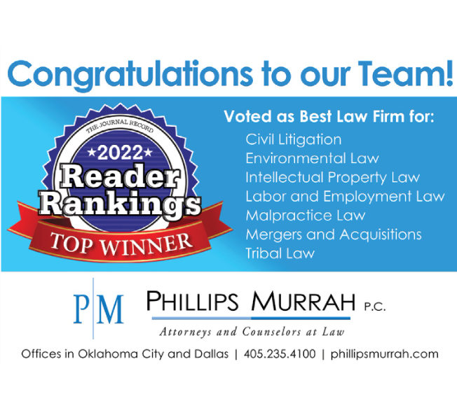 2022 Phillips Murrah Reader Rankings feat img
