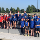 rowing team medal ceremony