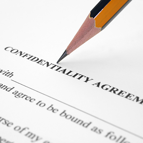 Confidential agreement gfx