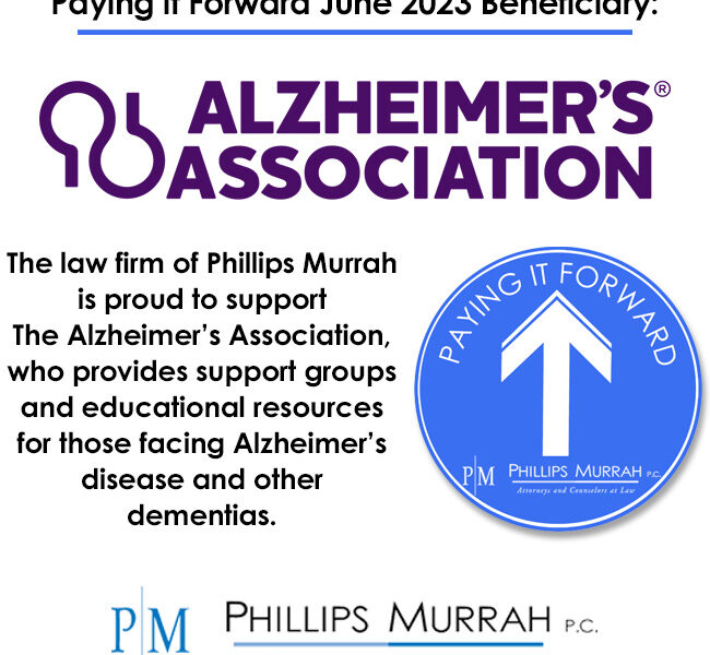 PIF June 2023 Alzheimer Association Oklahoma