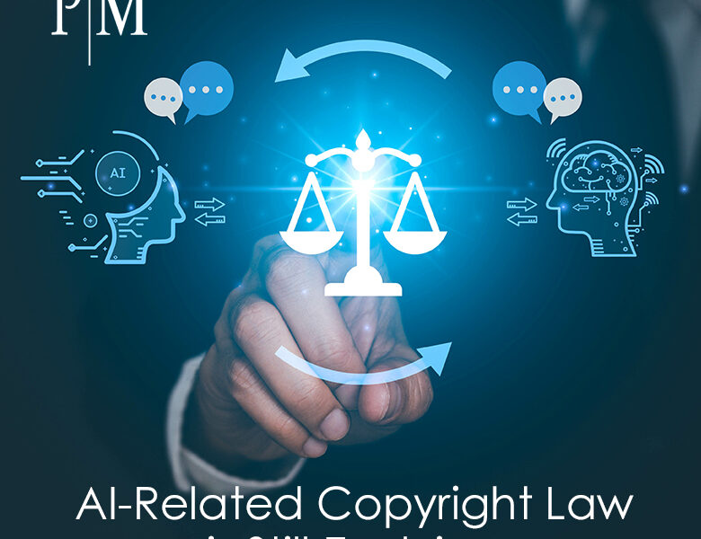 AI copyright graphic featured image