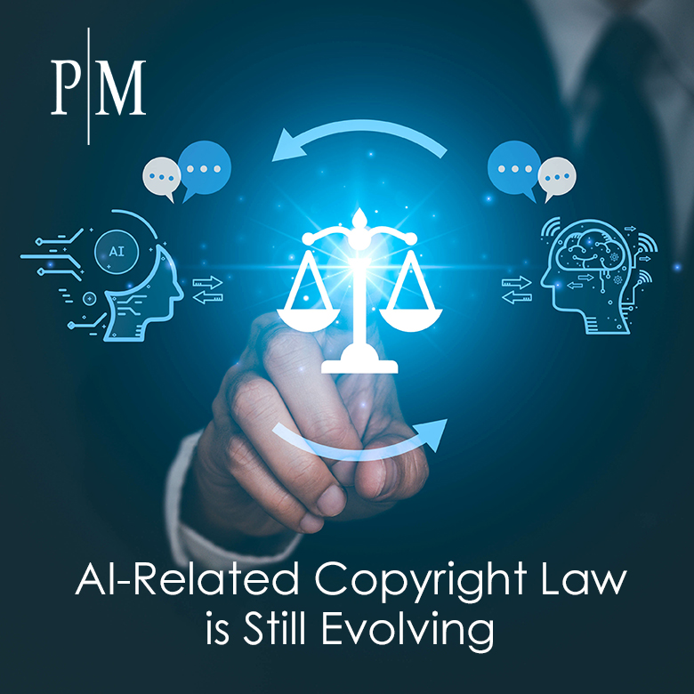 AI copyright graphic featured image