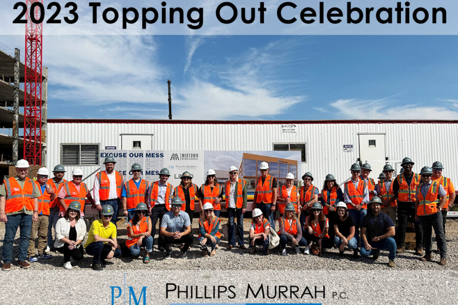 group at construction site