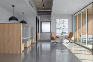 Image of Phillips Murrah law firm's hallway