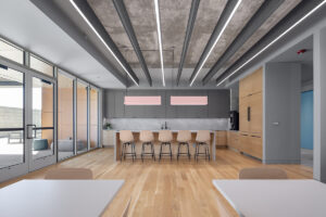 Image of Phillips Murrah law firm's kitchen area