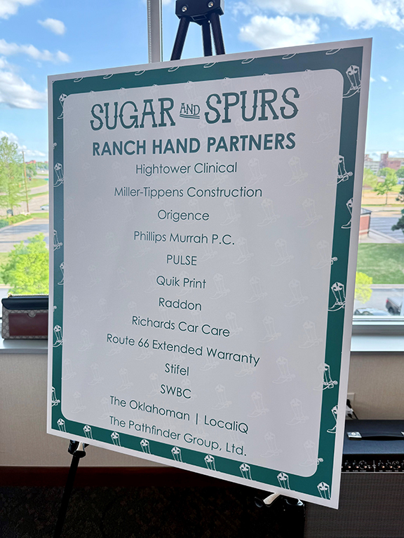Sign of event partners with Phillips Murrah being named
