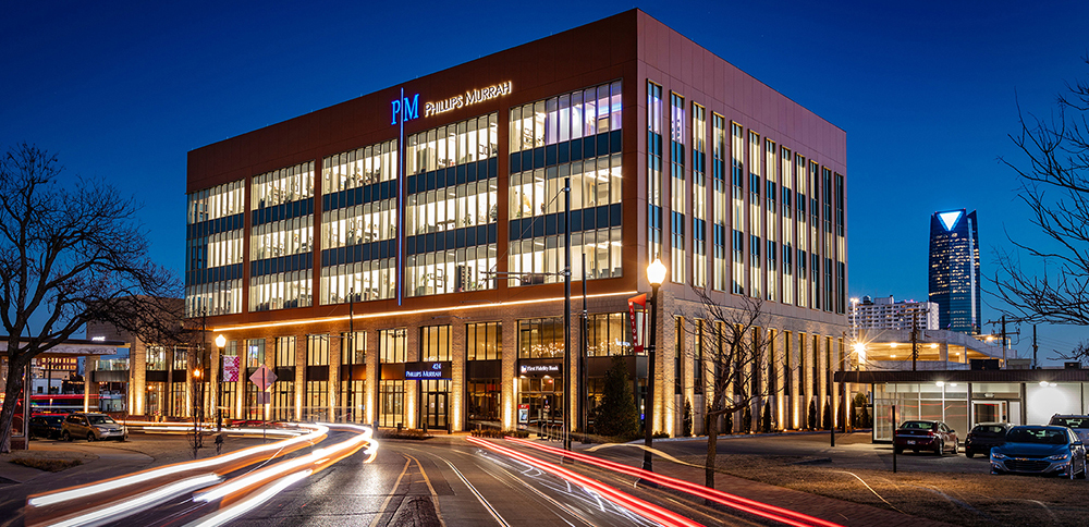 Photo of Phillips Murrah home office in Oklahoma City