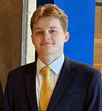 2025 summer associate portrait of Caleb Stowell