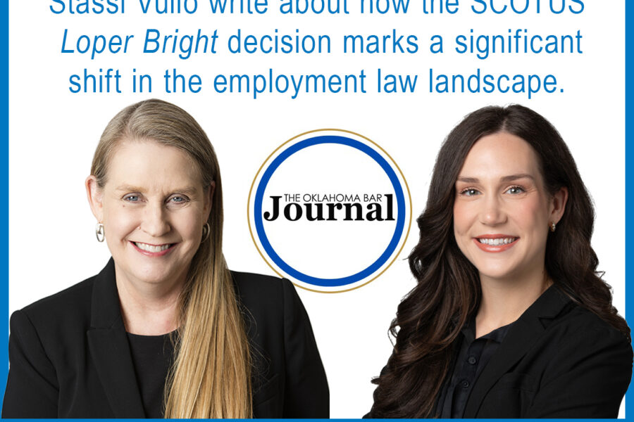 promotional graphic with two attorneys and newspaper logo
