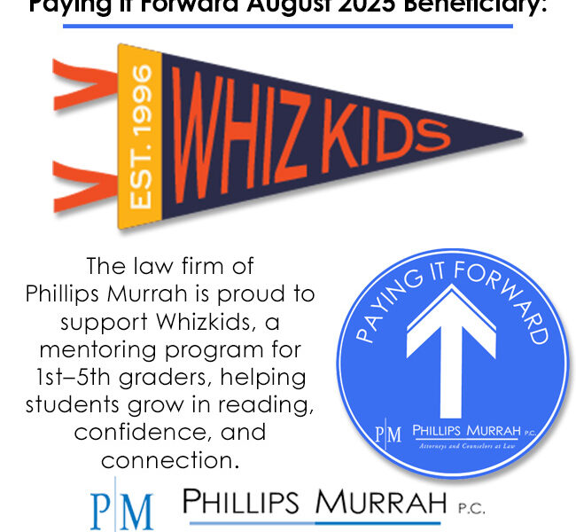 Featured Image for Whiz Kids Paying it Forward