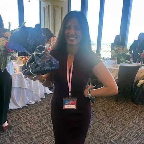 Hilda Loury At Networking Event with her Winning William and Lauren item