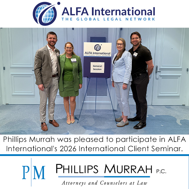 Featured image graphic with four people posing for a photo during a conference.