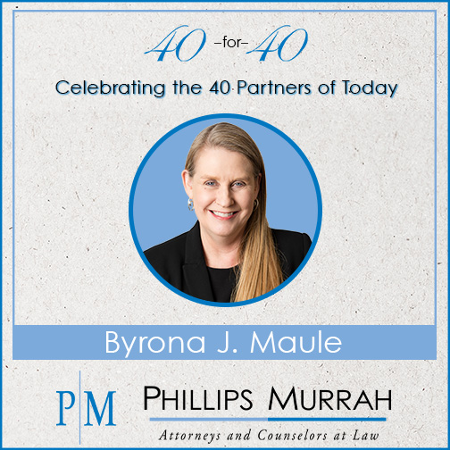 40 for 40 featured image of Byrona J Maule